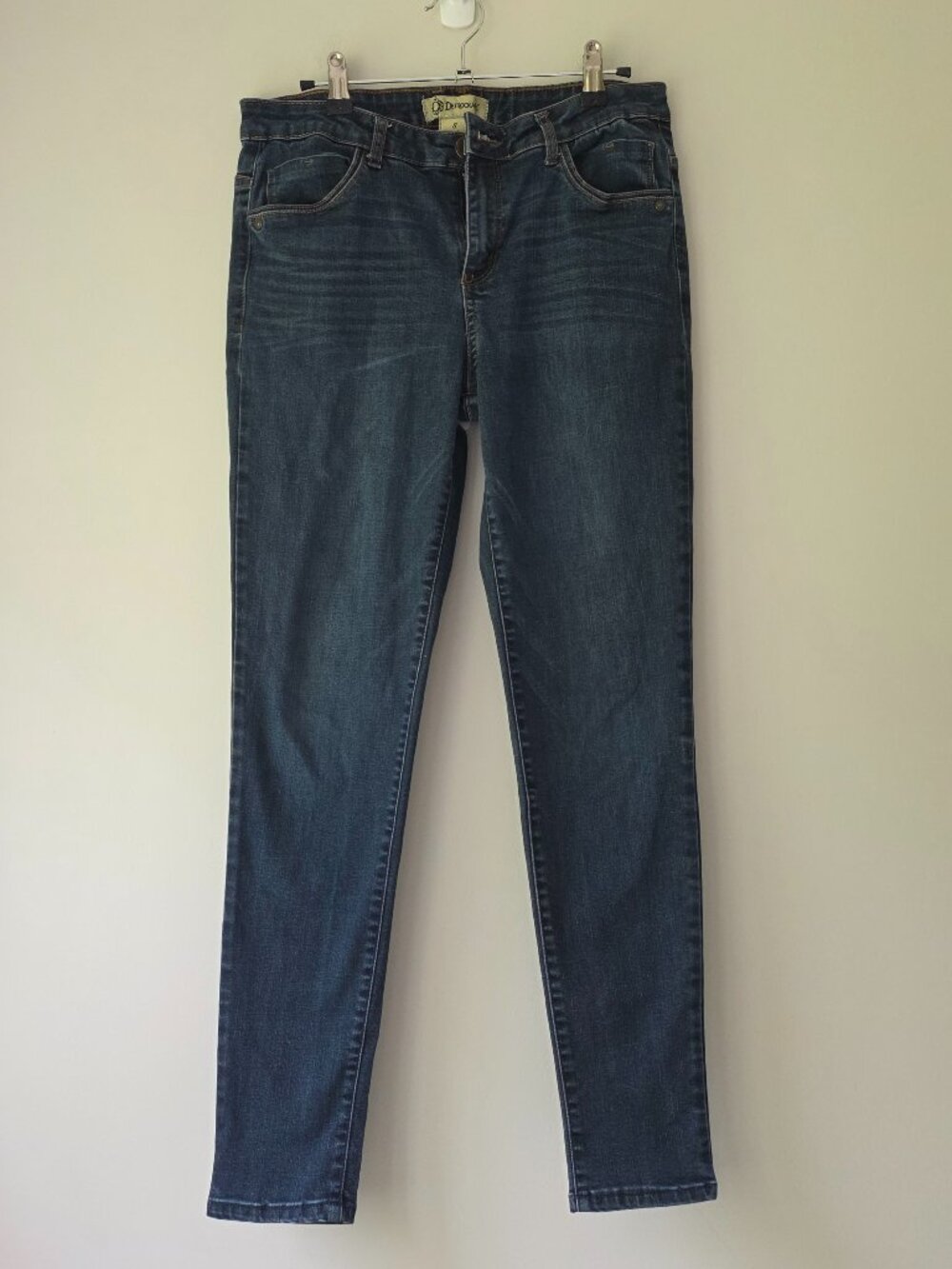 DEMOCRACY Skinny Leg Jegging | Size 8 | Ankle Dark Wash Stretch 5 Pockets EUC